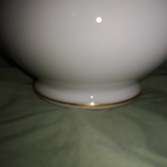 Antique Limoges Tressemanes Vogt France Gold Key Porcelaine Sugar Bowl With Lid - Picture 4 of 11